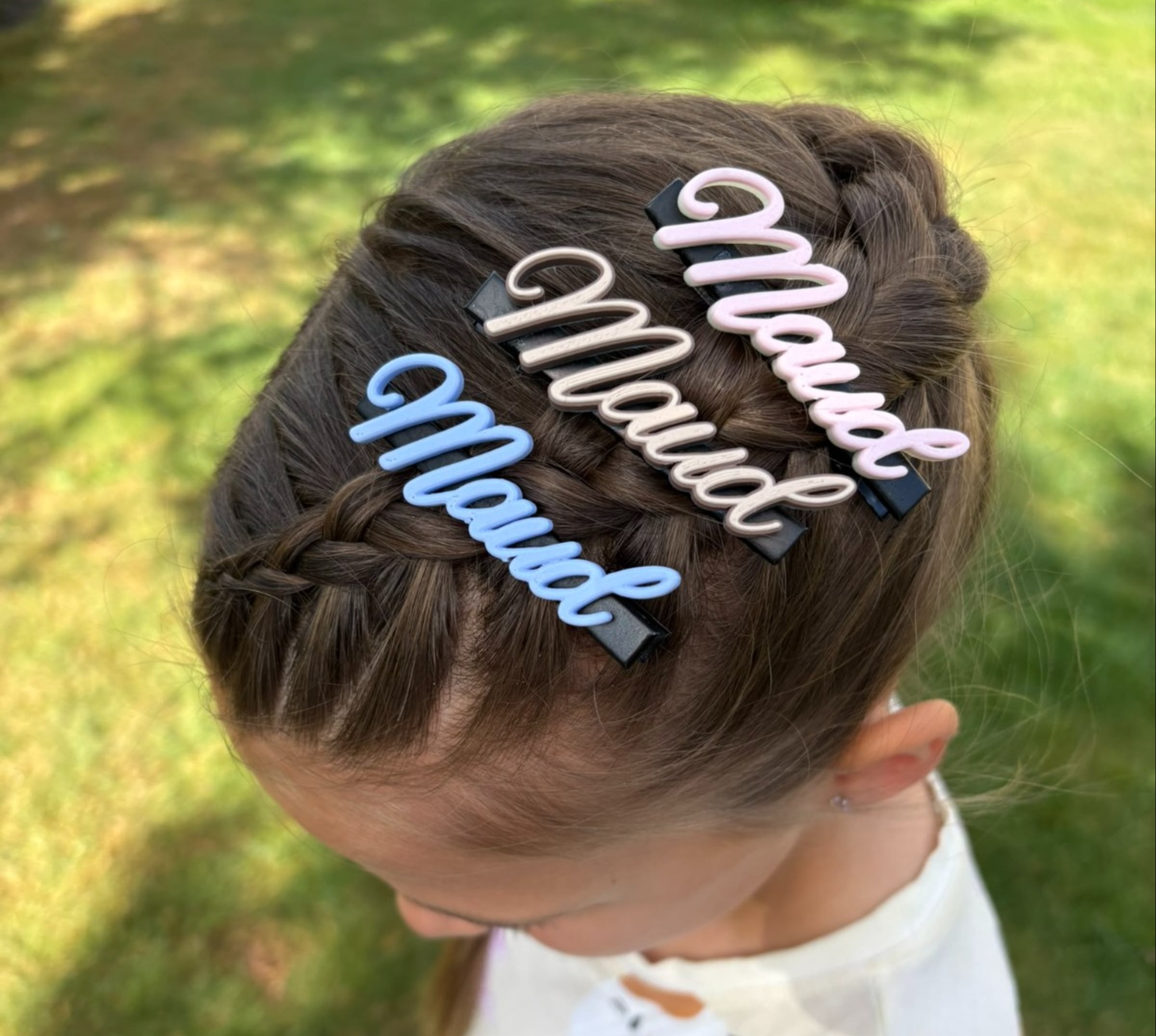 Haarclip met naam (gepersonaliseerd) - 116079 Haarclip met naam (gepersonaliseerd)