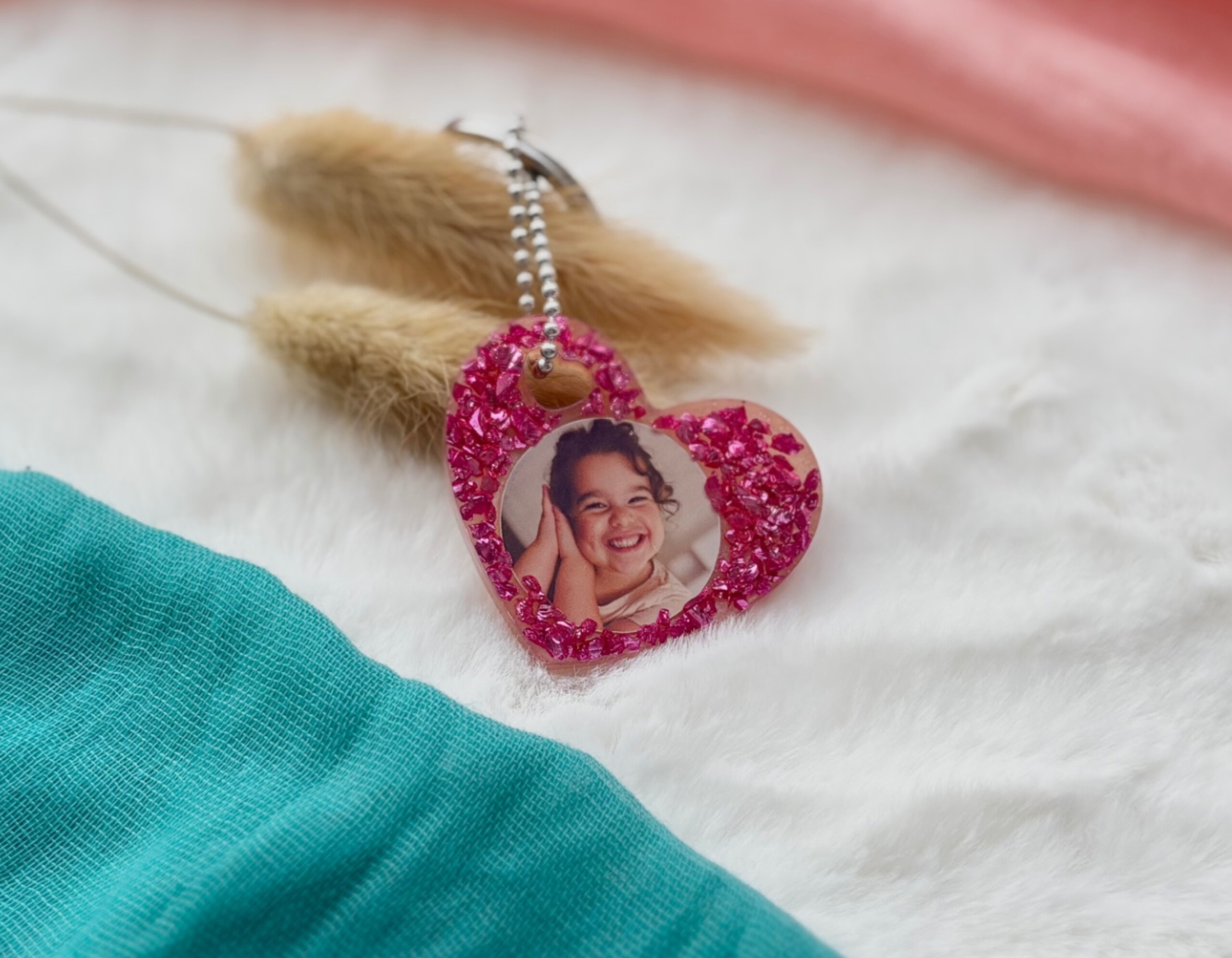 Gepersonaliseerde Foto Sleutelhanger Hart van Resin | Handgemaakt Cad… - 135582 Gepersonaliseerde Foto Sleutelhanger Hart van Resin | Handgemaakt Cadeau met Eigen Foto