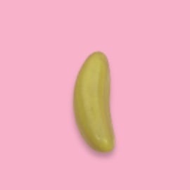 Bananen schuimpje van keramiek om op te hangen