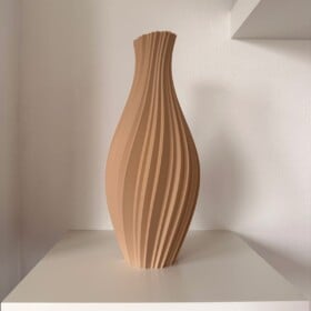 3D Vaas Desert Beige – Matte Design Vaas | 29 cm