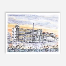 Aquarel Van Nelle Fabriek