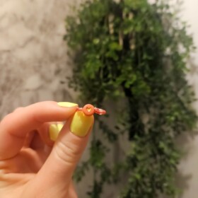 Hartjes ring van kralen