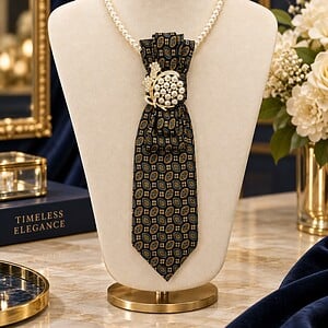 • Artistieke stropdas ketting