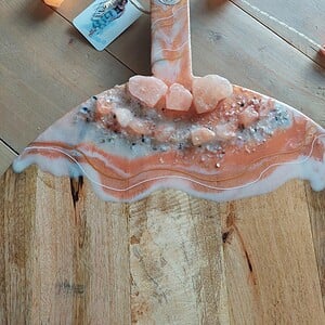 Mega serveerplank met zoutstenen - 45x57 CM