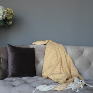 Hamamdoek xl hiera - beachbed cover - hammamdoek reis handdoek dames en heren - zacht, licht & groot - 100x220 cm - geel