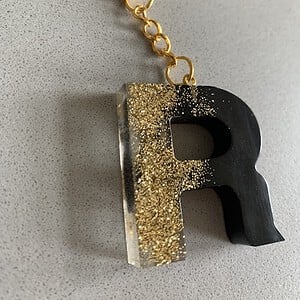 Letter sleutelhanger