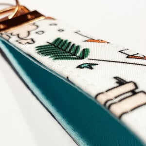 Keyfob Sleutelhanger Happy Camper