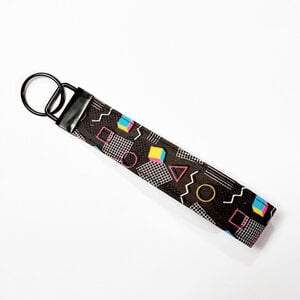 Keyfob Sleutelhanger 90ies zwart