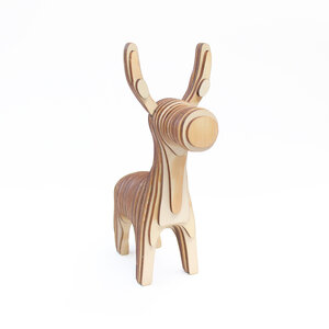 Houten rendier L