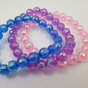 Disco bal kralen rek armband