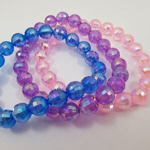 Disco bal kralen rek armband