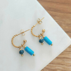 Ocean blue earrings