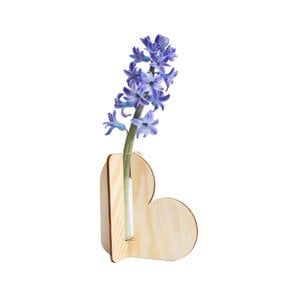Heart vaasje - Pools grenen