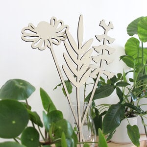 Houten bloem - Palm (55cm)