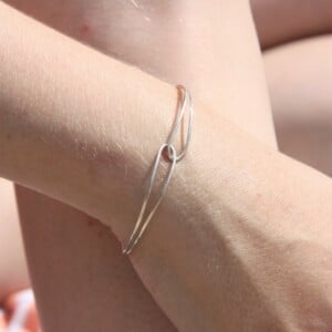 Armband - TANGLED - zilver