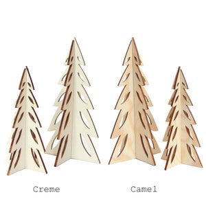 Houten kerstbomen - One (set van 2)
