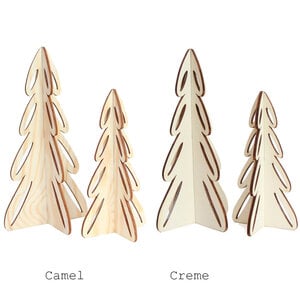 Houten kerstbomen - Two (set van 2)