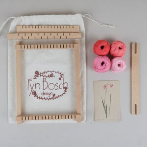 Roze Gladiool DIY Weefpakket Groot