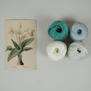 Wit Lelie DIY weefpakket Groot