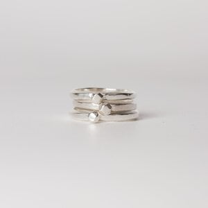 Ring - faux anneau - zilver