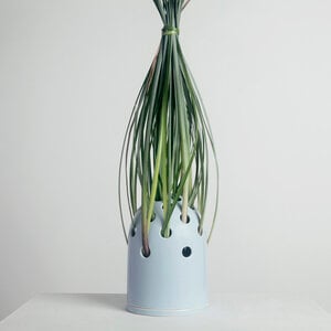 Fly's Eye Vase Small - Blue & Blue Rim