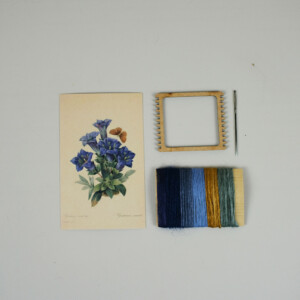 Blauw Gentiaan DIY Weefpakket Klein