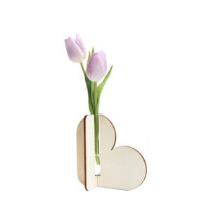 Heart vaasje - Populier
