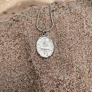 Oceaan Kitegirl Ketting Zilver