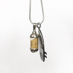 Laguna Beach Pendant Surfboard Zilver
