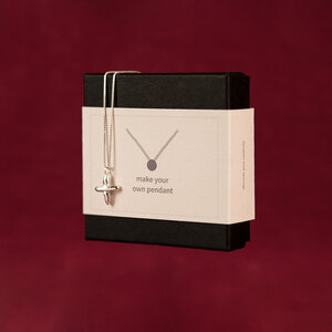 MAKE YOUR OWN PENDANT - ontwerp je eigen zilveren ketting - sieraden kit