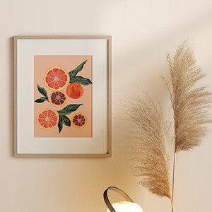 Just Oranges A5 Art print