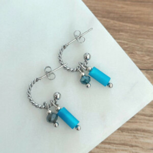 Ocean blue earrings