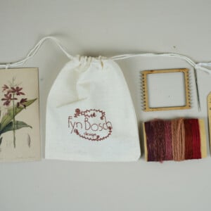 Rood Orchidee DIY Weefpakket Klein