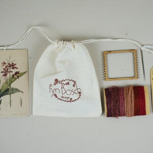 Rood Orchidee DIY Weefpakket Klein