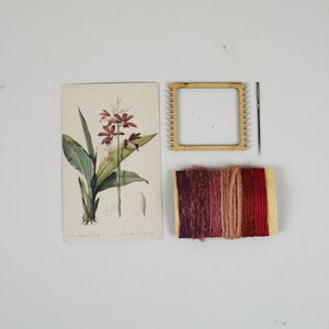 Rood Orchidee DIY Weefpakket Klein