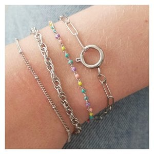 Dots silver bracelet