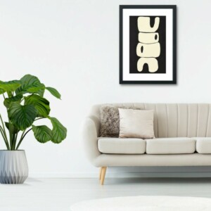 ART PRINT Backbone  A4 incl.lijst