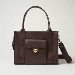 Puffin Tote bag- Burgundy