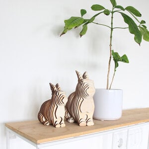 Houten konijn S