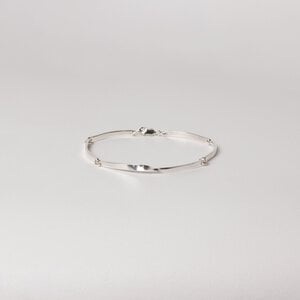 Armband - TWISTED - zilver