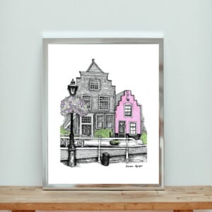 Roze huisje, Leiden (A4)