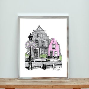 Roze huisje, Leiden (A4)