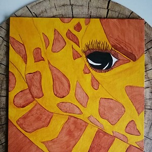Schilderij Giraffe