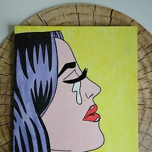 Schilderij Traan