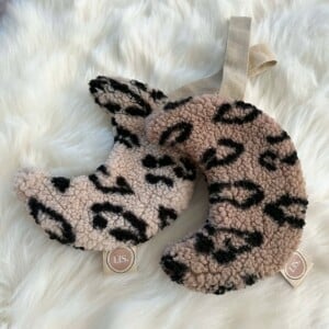 Speendoekje maan - leopard Beige