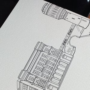 Tekening Skyline Utrecht
