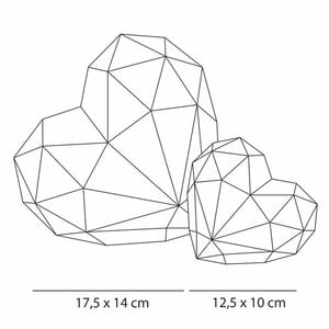 Alternative view of DIY pakket Lieve Hartjes – compleet knutselpakket met snijmat, liniaal, vouwbeen, mesje