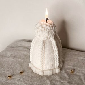 Kerstmuts kaars