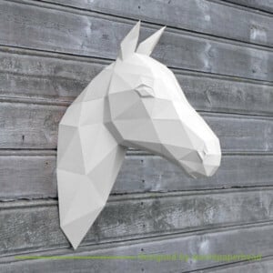 DIY pakket Paard – compleet knutselpakket met snijmat, liniaal, vouwbeen, mesje – Verschillende kleuren