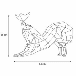 Alternative view of DIY pakket Vos met Vlinder – compleet knutselpakket met snijmat, liniaal, vouwbeen, mesje
